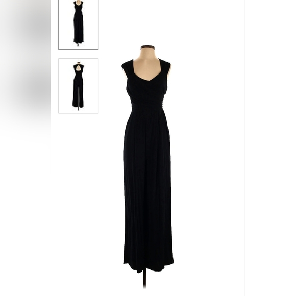 Anthropologie Moulinette Soeurs Black Jumpsuit - Picture 3 of 4